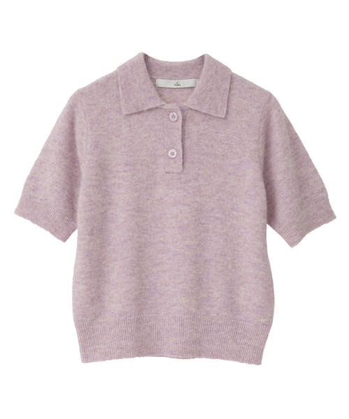 Tiara(ティアラ)の「アルパカMIX衿ニット(ニット/セーター・レディース・ラベンダー/ブラウン系その他/チャコールグレー・FREE)」の11枚目の写真