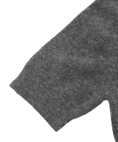 Tiara(ティアラ)の「アルパカMIX衿ニット(ニット/セーター・レディース・ラベンダー/ブラウン系その他/チャコールグレー・FREE)」の14枚目の写真