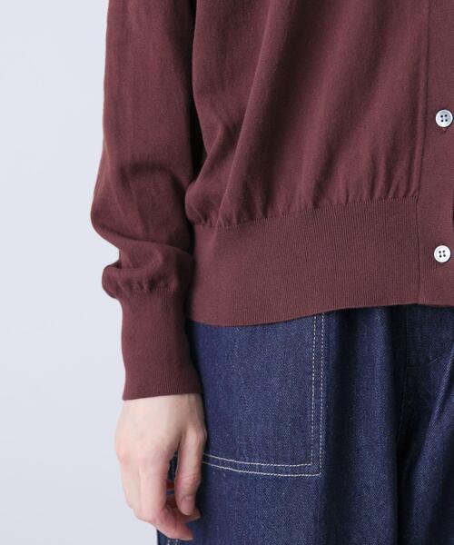 かぐれ　コットンポロニットカーディガン コットンポロニットカーディガン（ニット/セーター）｜かぐれ