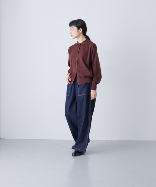 コットンポロニットカーディガン（ニット/セーター）｜かぐれ