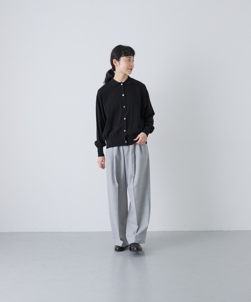 コットンポロニットカーディガン（ニット/セーター）｜かぐれ（カグレ