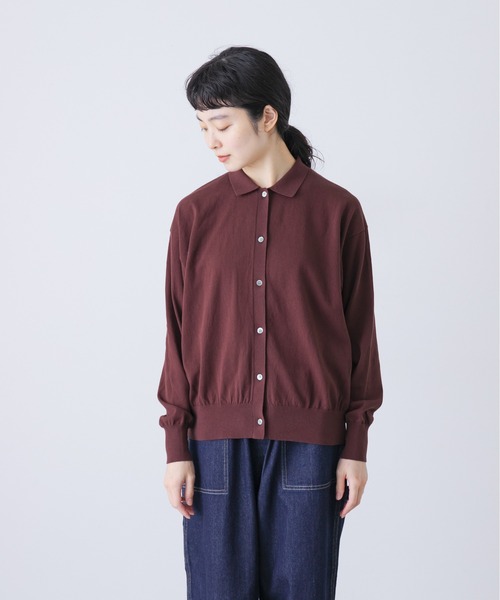 コットンポロニットカーディガン（ニット/セーター）｜かぐれ（カグレ