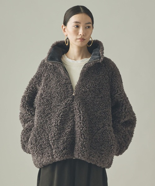 【6/15まで限定価格】Curensology ヴィスコースツイルブルゾン Curensology（カレンソロジー）の「Curensology(カレンソロジー