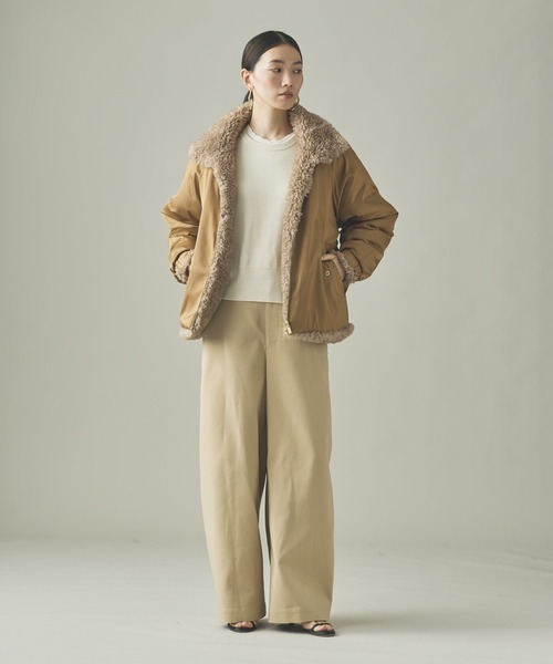 Curensology(カレンソロジー)/リバーフェイクファーブルゾン（ブルゾン