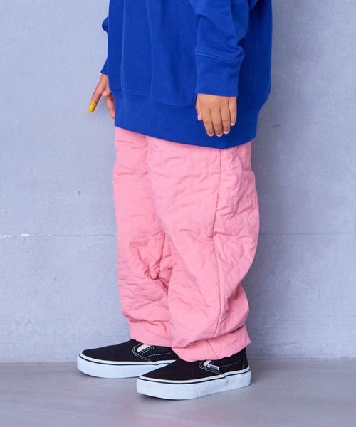 MARKEY'S（マーキーズ）の「キルティングパンツ（その他パンツ・キッズ・ピンク/グリーン/ブラック・150/130/120/110/100/95/90/80/140）」の3枚目の写真