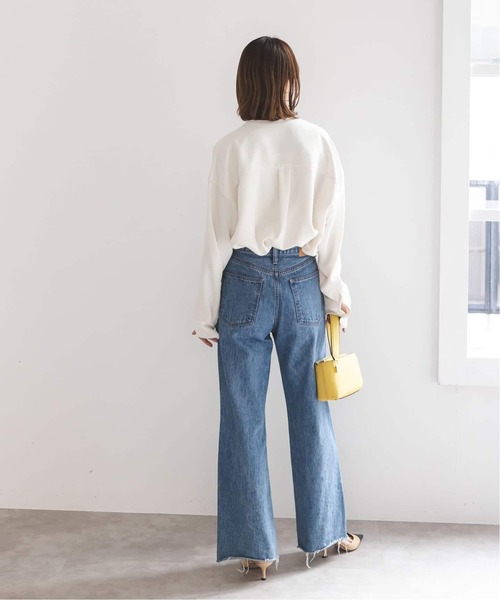 追加》ワークディテールドレープシャツ（シャツ/ブラウス）｜NOBLE