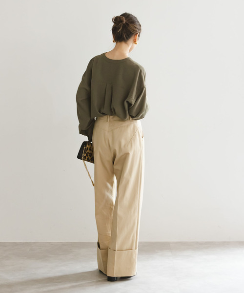 追加》ワークディテールドレープシャツ（シャツ/ブラウス）｜NOBLE