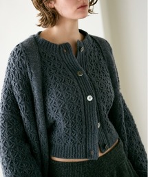 WALANCE（ワランス）の「crochet double knit cardigan（カーディガン/ボレロ）」
