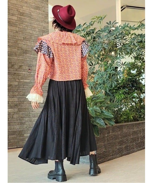 チャイハネ（チャイハネ）の「【チャイハネ】バグルアWAYトップス（その他トップス・レディース・オレンジ/ピンク・FREE）」の10枚目の写真