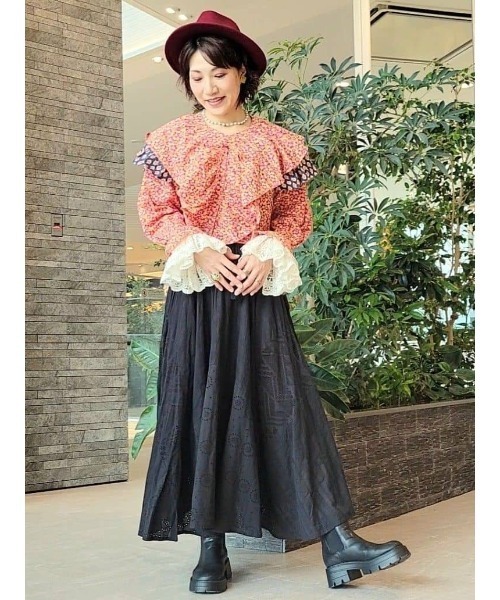 チャイハネ（チャイハネ）の「【チャイハネ】バグルアWAYトップス（その他トップス・レディース・オレンジ/ピンク・FREE）」の11枚目の写真