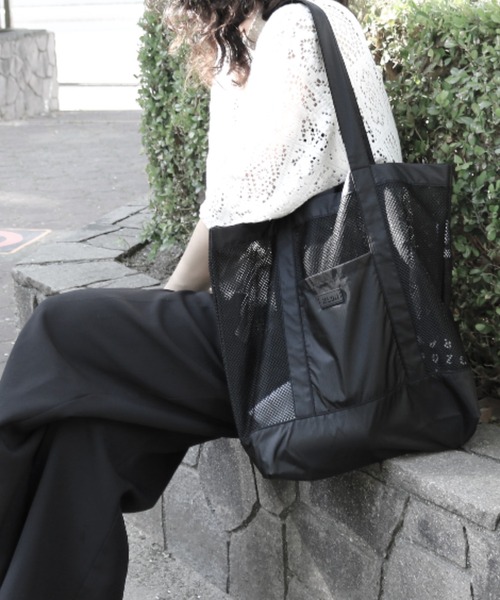 KLON(クローン)の「KLON MESH TOTE BAG BLACK(トートバッグ・レディース・ブラック・FREE)」の7枚目の写真