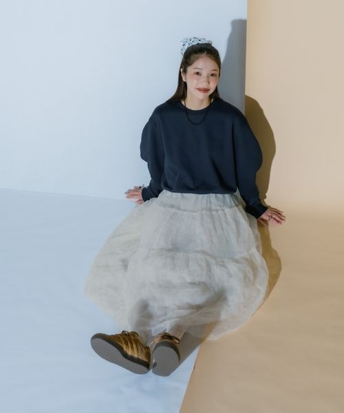 JEANASIS（ジーナシス）の「【フィー企画】パワショルスウェット/595534（スウェット・レディース・レッド/グレー/ネイビー・FREE）」の12枚目の写真