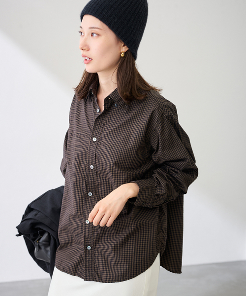 ギンガムチェックシャツ（シャツ/ブラウス）｜FRAMeWORK（フレーム