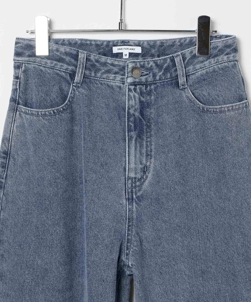 GLOBAL WORK(グローバルワーク)の「あったかワイドデニム/AND YUA ANY/593386(デニムパンツ・キッズ・ブルー系その他4/ブラック・MEDIUM/SMALL/LARGE)」の14枚目の写真