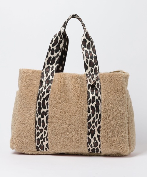 Elura（エルーラ）の「ボアリバーシブルトートL/601056（トートバッグ・レディース・ベージュ/グレー・FREE）」の10枚目の写真