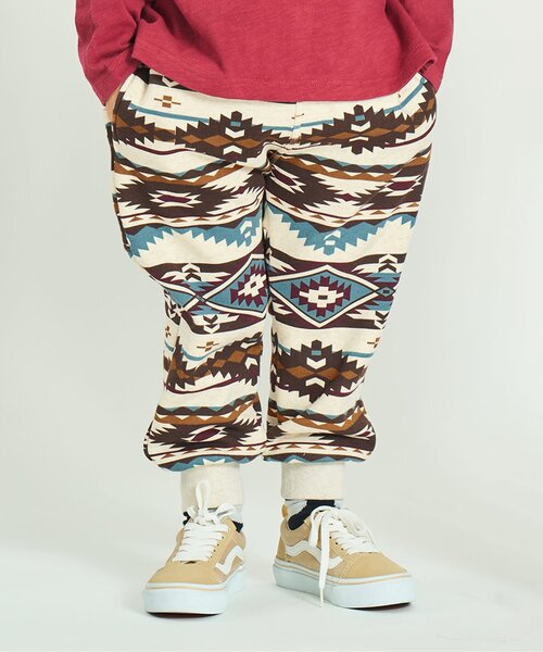 F.O.KIDS(エフオーキッズ)の「【ジュニア対応】裏シャギーデイリーパンツ(スウェットパンツ・キッズ・アイボリー/インディゴブルー/ブラウン/カーキ/ブラック/パープル・100/110/120/80/130/140/90)」の2枚目の写真