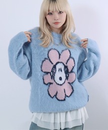 SCHULZ　セーター　スヌーピー　コットン　ブルー　M 楽天市場】スヌーピー（カラーブルー）（ニット・セーター