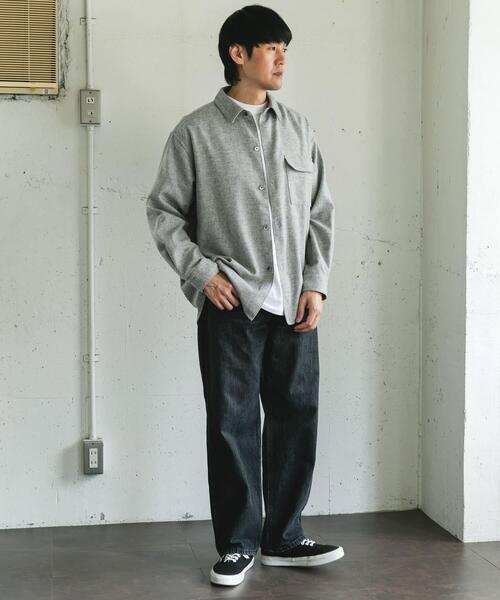 セール】フラノレギュラーカラーシャツ（シャツ/ブラウス）｜URBAN