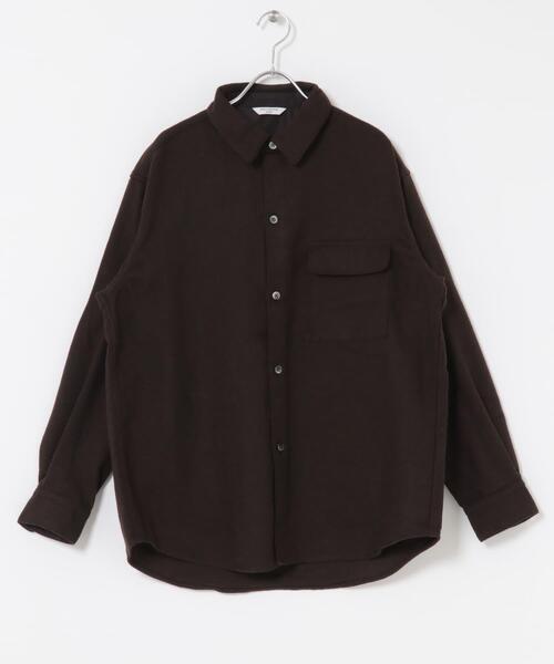 URBAN RESEARCH DOORS（アーバンリサーチドアーズ）の「フラノレギュラーカラーシャツ（シャツ/ブラウス・メンズ・ブラウン/ライトグレー/チャコールグレー・LARGE/MEDIUM）」の19枚目の写真