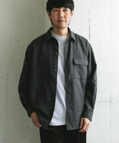 URBAN RESEARCH DOORS（アーバンリサーチドアーズ）の「フラノレギュラーカラーシャツ（シャツ/ブラウス・メンズ・ブラウン/ライトグレー/チャコールグレー・LARGE/MEDIUM）」の22枚目の写真