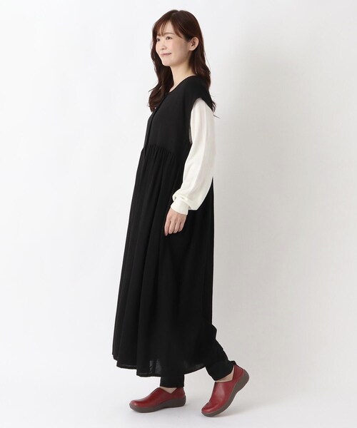 one'sterrace(ワンズテラス)の「パンジー 2WAYスリッポンシューズ(スニーカー・レディース・レッド系9・02/03)」の9枚目の写真