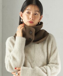 SHIPS（シップス）の「〈手洗い可能〉ボア フリース リバーシブル ネックウォーマー（ネックウォーマー/スヌード）」