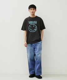 NIRVANA（ニルヴァーナ）の「アーティストTシャツ（NIRVANA ／ SMILEY）（Tシャツ/カットソー）」