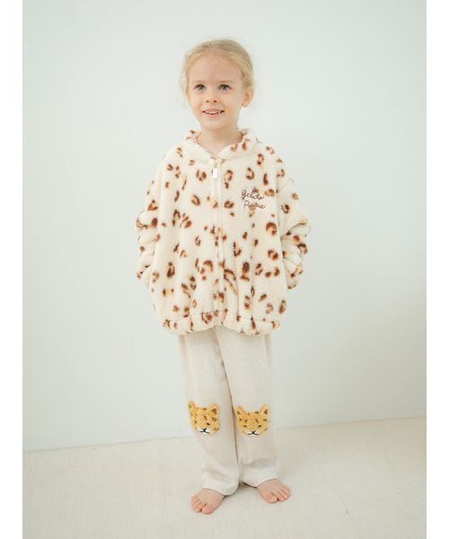 gelato pique（ジェラートピケ）の「【KIDS】フリースブルゾン（ブルゾン・キッズ・ブルー/ピンク/ベージュ・90/100/110/120）」の20枚目の写真