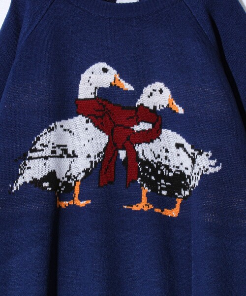 FREDYMAC/フレディマック】アニマル柄 ジャガードニット（ニット