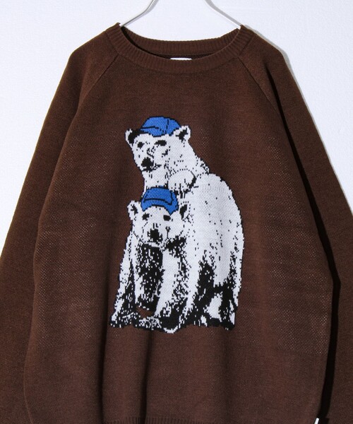 FREDYMAC/フレディマック】アニマル柄 ジャガードニット（ニット