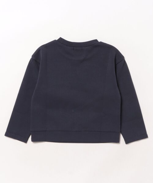 HAKKA KIDS（ハッカキッズ）の「スポンディングジャージアップリケトレーナー（スウェット・キッズ・ネイビー/パープル・130cm/100cm/110cm/120cm）」の3枚目の写真