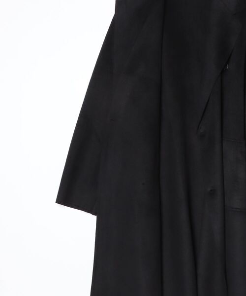 BLANK HOTEL(ブランクホテル)の「Belted Chesterfield Coat / ベルテッドチェスターコート(チェスターコート・メンズ・ブラック/グレー・M/L)」の6枚目の写真