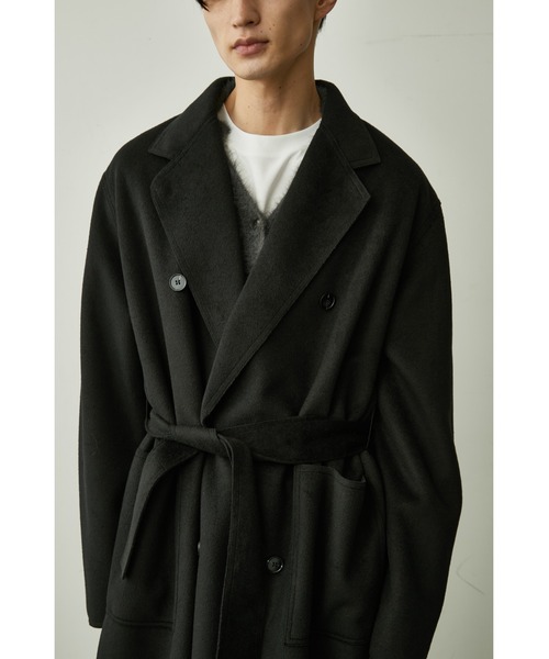 BLANK HOTEL(ブランクホテル)の「Belted Chesterfield Coat / ベルテッドチェスターコート(チェスターコート・メンズ・ブラック/グレー・M/L)」の21枚目の写真