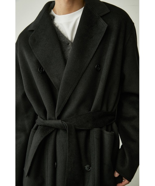 BLANK HOTEL(ブランクホテル)の「Belted Chesterfield Coat / ベルテッドチェスターコート(チェスターコート・メンズ・ブラック/グレー・M/L)」の22枚目の写真