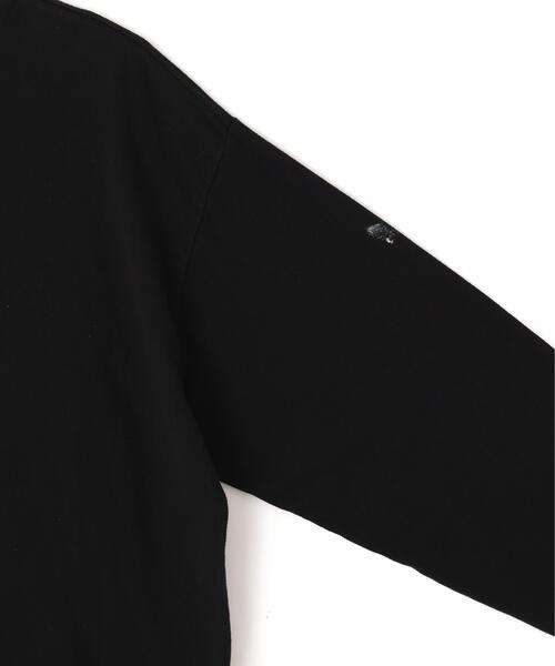 Alpha Industries（アルファインダストリーズ）の「Alpha Industries/アルファ インダストリーズ/Alpha × KAMIYA L/S TEE/アルファ×カミヤ コラボ 長袖 Tシャツ（Tシャツ/カットソー・メンズ・ホワイト/ブラック・MEDIUM/LARGE/X-LARGE）」の5枚目の写真
