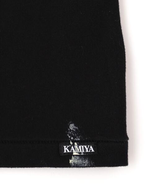 Alpha Industries（アルファインダストリーズ）の「Alpha Industries/アルファ インダストリーズ/Alpha × KAMIYA L/S TEE/アルファ×カミヤ コラボ 長袖 Tシャツ（Tシャツ/カットソー・メンズ・ホワイト/ブラック・MEDIUM/LARGE/X-LARGE）」の7枚目の写真