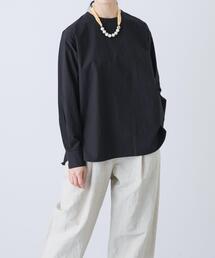 かぐれ | コットンクルーネックプルオーバーシャツ(シャツ/ブラウス)