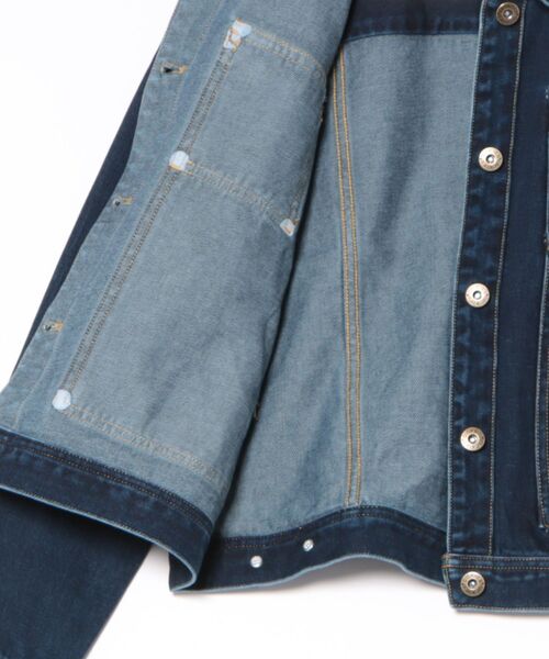 Dickies（ディッキーズ）の「デニムジャケット（デニムジャケット・レディース・インディゴブルー/ブラック系その他・SMALL/MEDIUM）」の4枚目の写真