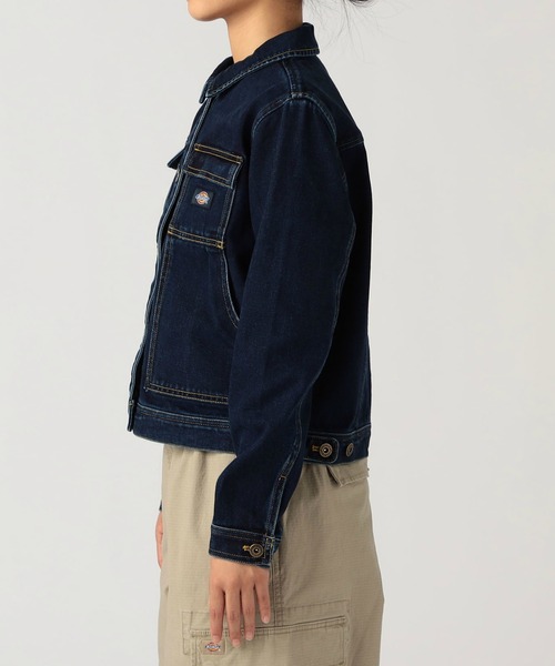 Dickies（ディッキーズ）の「デニムジャケット（デニムジャケット・レディース・インディゴブルー/ブラック系その他・SMALL/MEDIUM）」の7枚目の写真