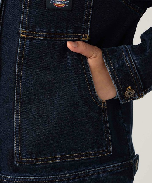 Dickies（ディッキーズ）の「デニムジャケット（デニムジャケット・レディース・インディゴブルー/ブラック系その他・SMALL/MEDIUM）」の11枚目の写真
