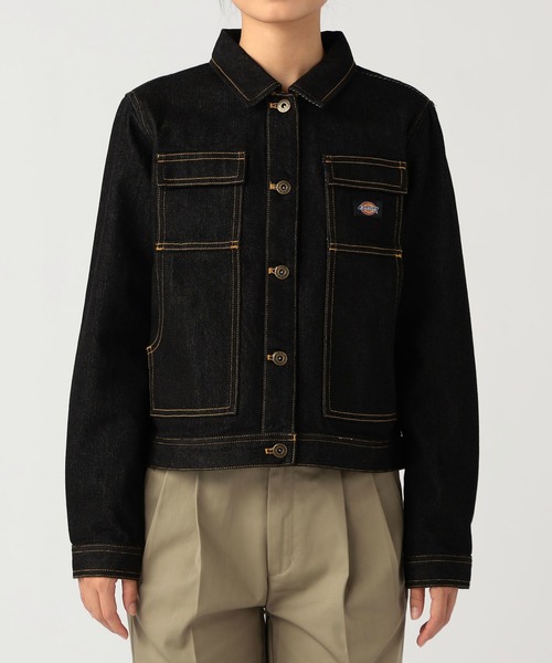 Dickies（ディッキーズ）の「デニムジャケット（デニムジャケット・レディース・インディゴブルー/ブラック系その他・SMALL/MEDIUM）」の15枚目の写真