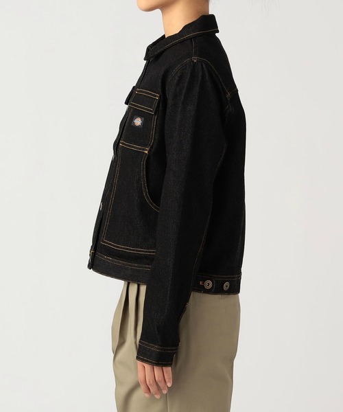 Dickies（ディッキーズ）の「デニムジャケット（デニムジャケット・レディース・インディゴブルー/ブラック系その他・SMALL/MEDIUM）」の16枚目の写真