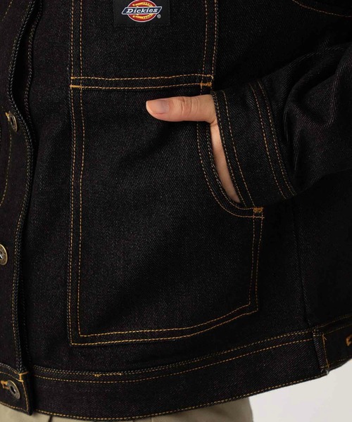 Dickies（ディッキーズ）の「デニムジャケット（デニムジャケット・レディース・インディゴブルー/ブラック系その他・SMALL/MEDIUM）」の18枚目の写真