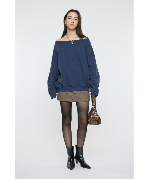 MOUSSY(マウジー)の「ASYMMETRY F/PEARL ネックレス(ネックレス・レディース・ゴールド/シルバー・FREE)」の8枚目の写真