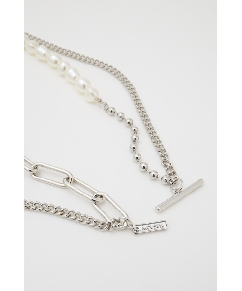 MOUSSY(マウジー)の「ASYMMETRY F/PEARL ネックレス(ネックレス・レディース・ゴールド/シルバー・FREE)」の12枚目の写真
