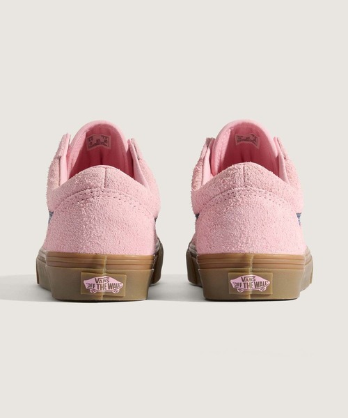 VANS（バンズ）の「オールドスクール ヘアリースエード / Old Skool HAIRY SUEDE PINK/NAV VN000E9TBIZ1（スニーカー・メンズ・ピンク・4.5/5/7/4/5.5/6.5/6）」の4枚目の写真