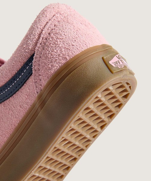 VANS（バンズ）の「オールドスクール ヘアリースエード / Old Skool HAIRY SUEDE PINK/NAV VN000E9TBIZ1（スニーカー・メンズ・ピンク・4.5/5/7/4/5.5/6.5/6）」の6枚目の写真