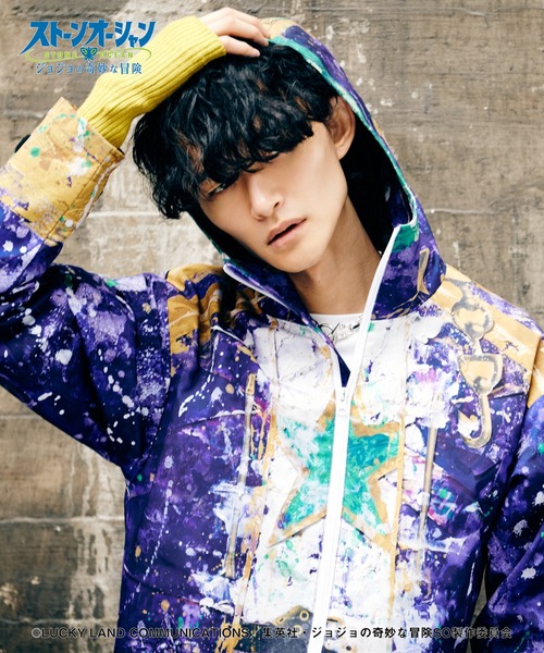 glamb(グラム)の「High Neck Jotaro Jacket(その他アウター・メンズ・ブラック/パープル・M/L/XL/S)」の13枚目の写真