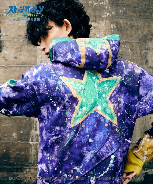 glamb(グラム)の「High Neck Jotaro Jacket(その他アウター・メンズ・ブラック/パープル・M/L/XL/S)」の15枚目の写真