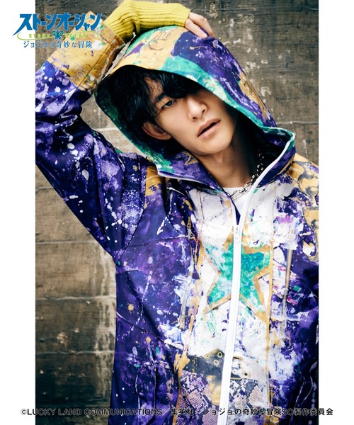 glamb(グラム)の「High Neck Jotaro Jacket(その他アウター・メンズ・ブラック/パープル・M/L/XL/S)」の16枚目の写真